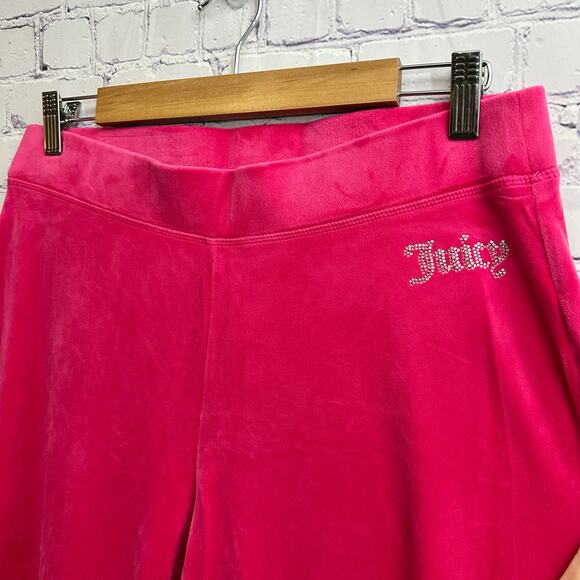Juicy Couture Velour Track Suit Set Hot Pink Mean Girls Edition Medium 2 Piece - Picture 9 of 11